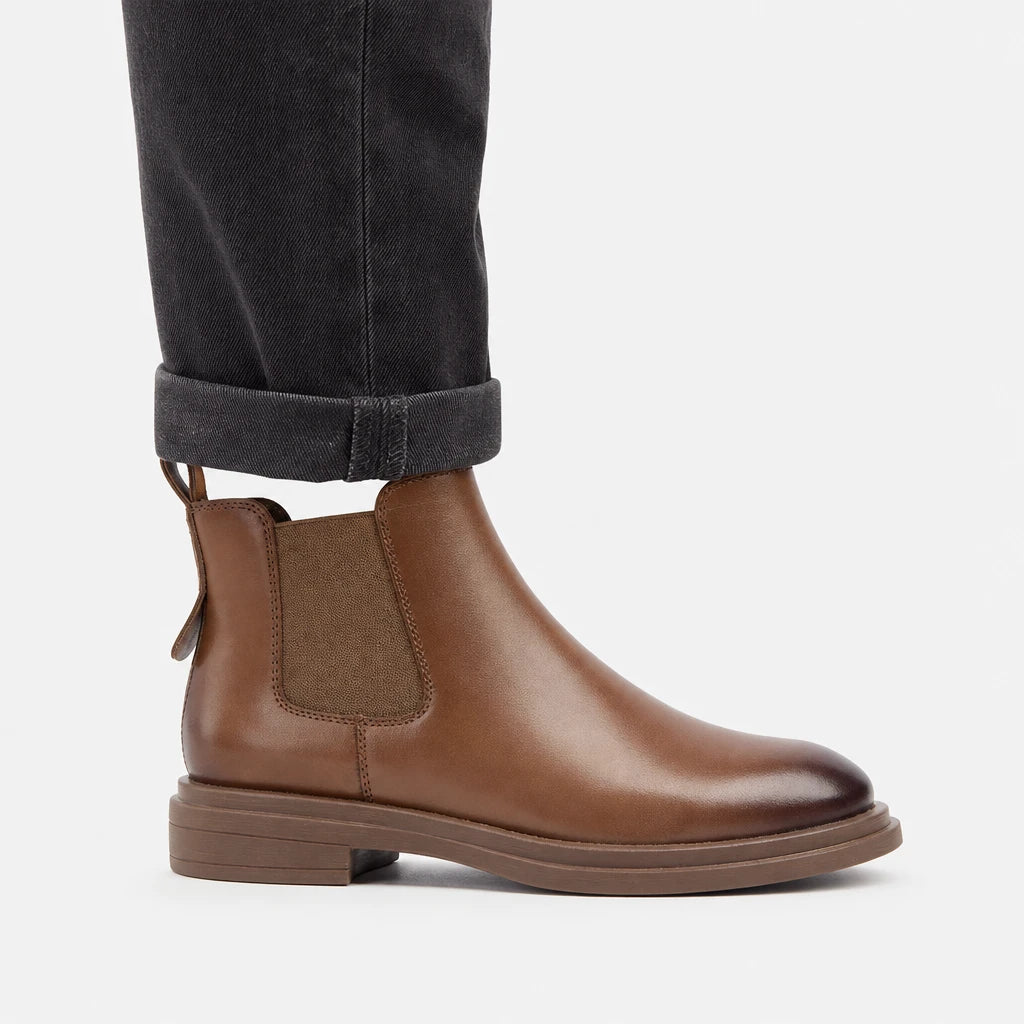 Boots Spring Calfskin Leather Ankle