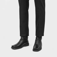 Boots Square Toe Draped