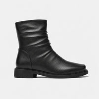 Boots Square Toe Draped