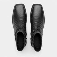 Boots Square Toe Draped
