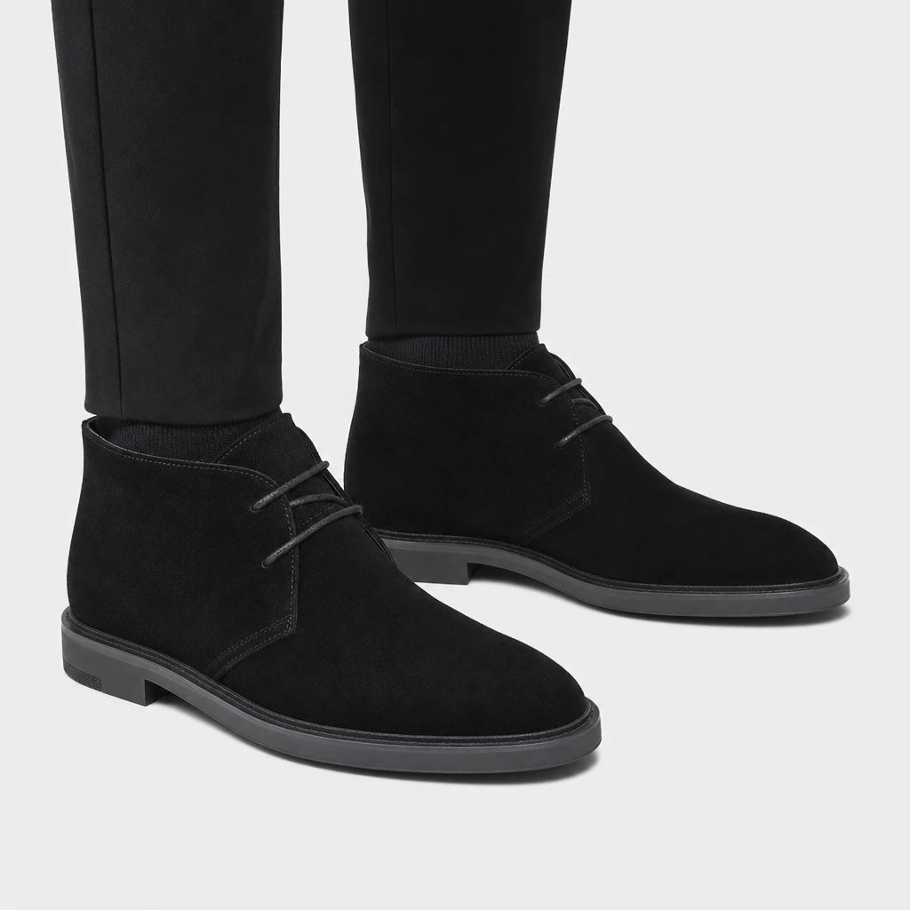 Boots Suede Lace-Up