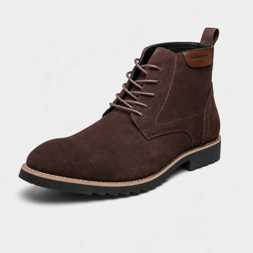 Boots Suede Leather Ankle
