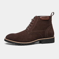 Boots Suede Leather Ankle
