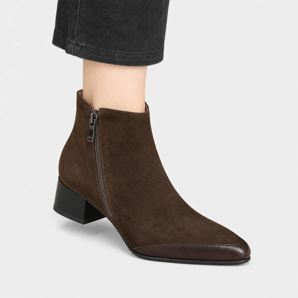 Boots Suede Pointed Toe