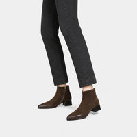 Boots Suede Pointed Toe