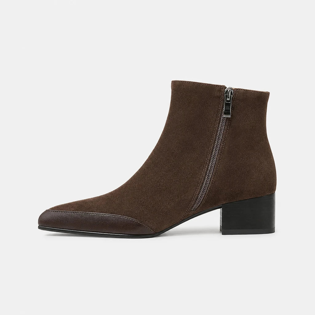 Boots Suede Pointed Toe