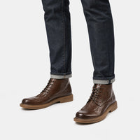 Boots Summer Genuine Leather Lace-Up