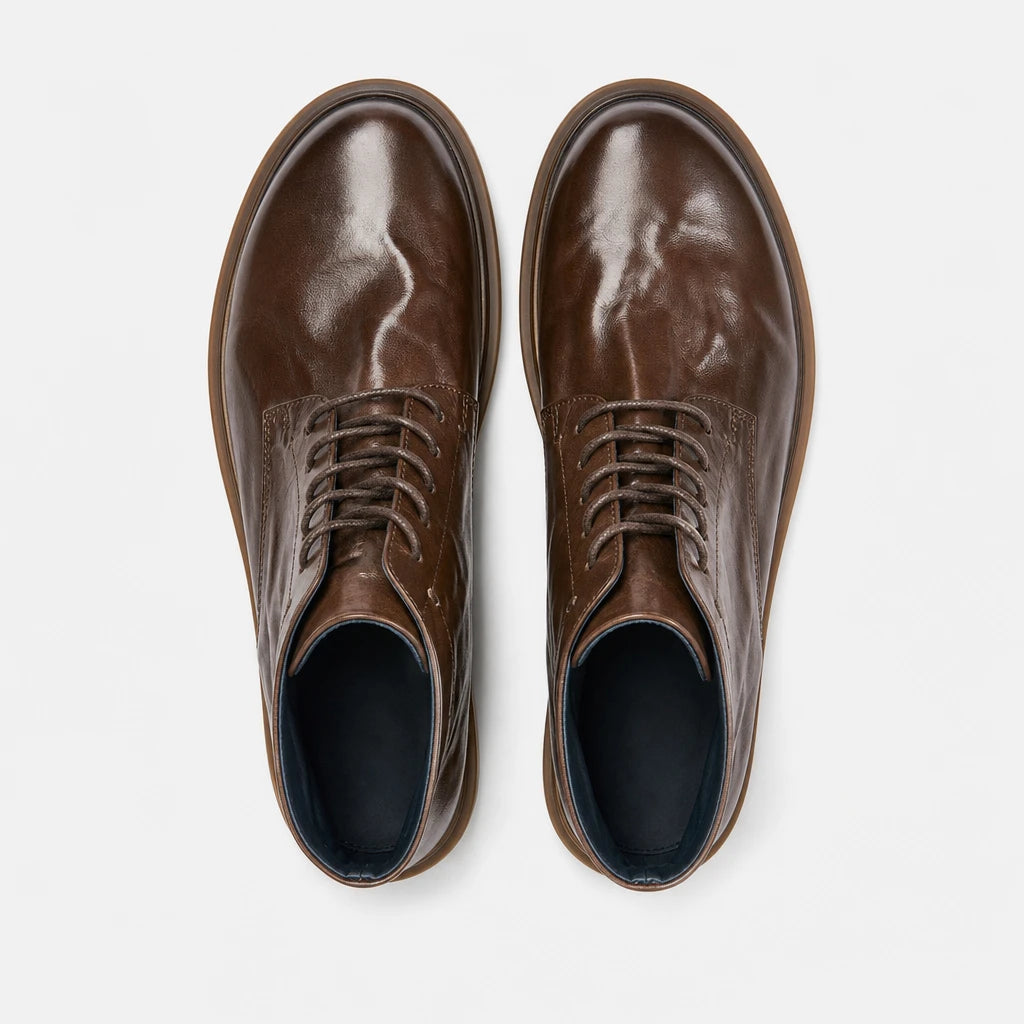 Boots Summer Genuine Leather Lace-Up