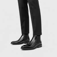 Boots Synthetic Patent Leather Black PU