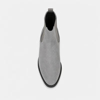Boots Synthetic Suede Gray Chelsea