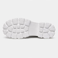 Boots White Lace-Up