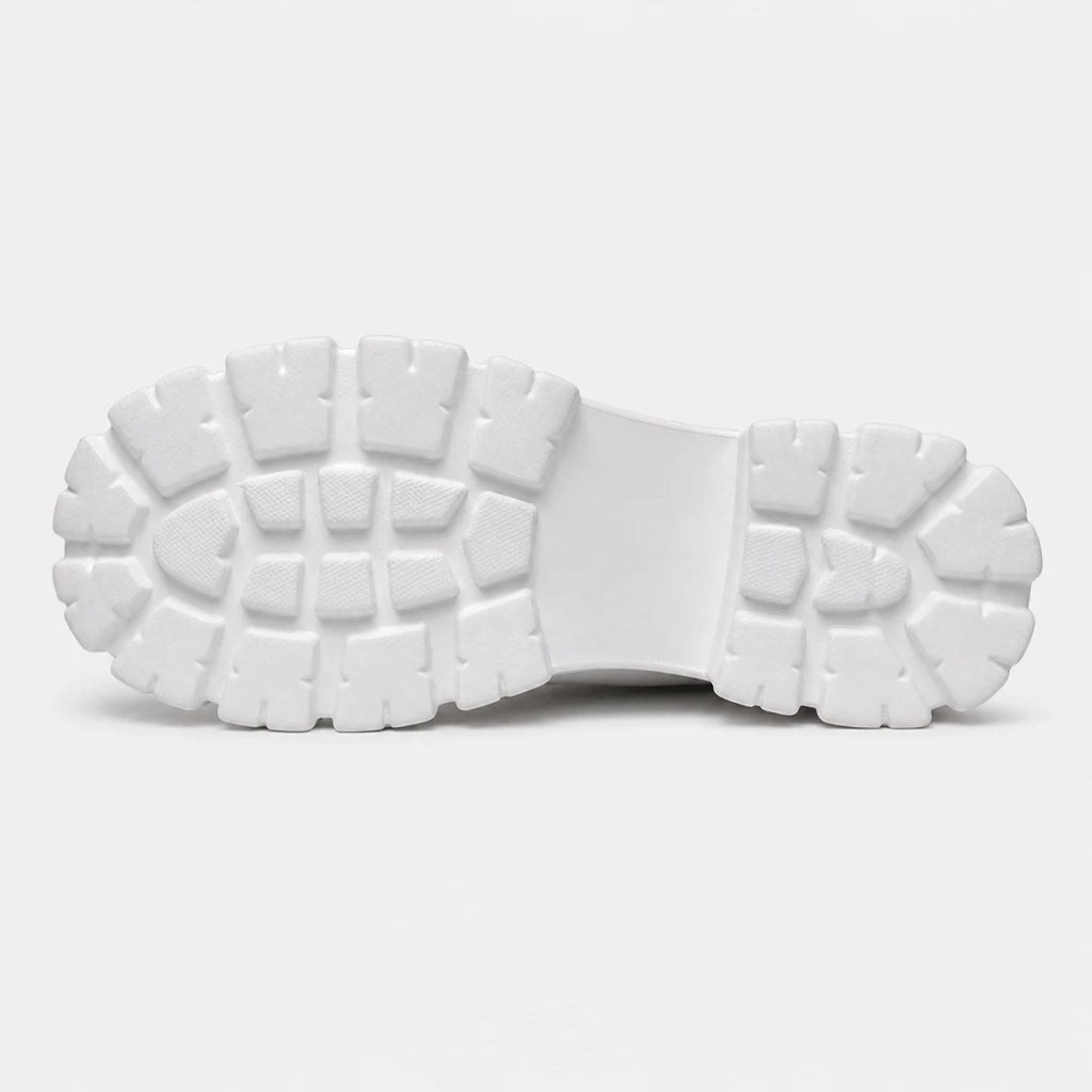 Boots White Lace-Up