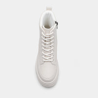Boots White Platform Wedge