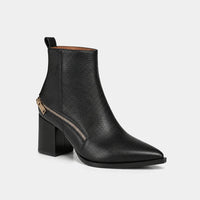 Boots Winter Genuine Leather Pointed Toe