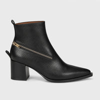 Boots Winter Genuine Leather Pointed Toe