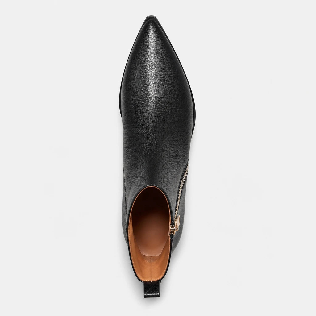 Boots Winter Genuine Leather Pointed Toe