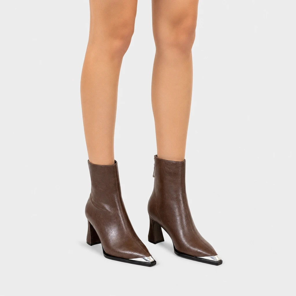Boots Winter Gray Pointed Toe