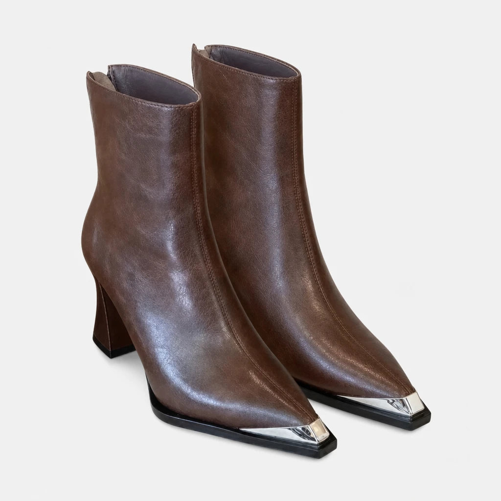 Boots Winter Gray Pointed Toe