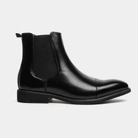 Business Black Leather Chelsea Boots