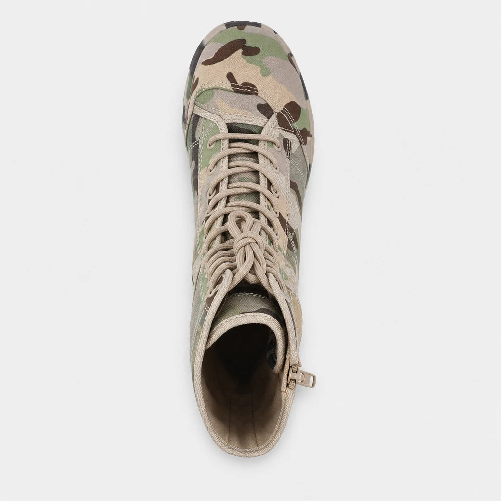 Camouflage Lace Up Outdoor Boots Tactical Combat