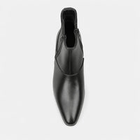 Chelsea Boots Men Pointed Toe High Heel