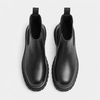 Chunky Platform Chelsea Boots For Men Black