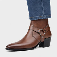Harness Boots Pointed Toe