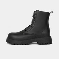 Lace-Up Boots Black