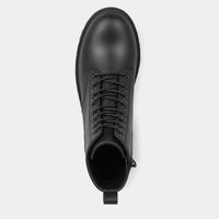 Lace-Up Boots Black