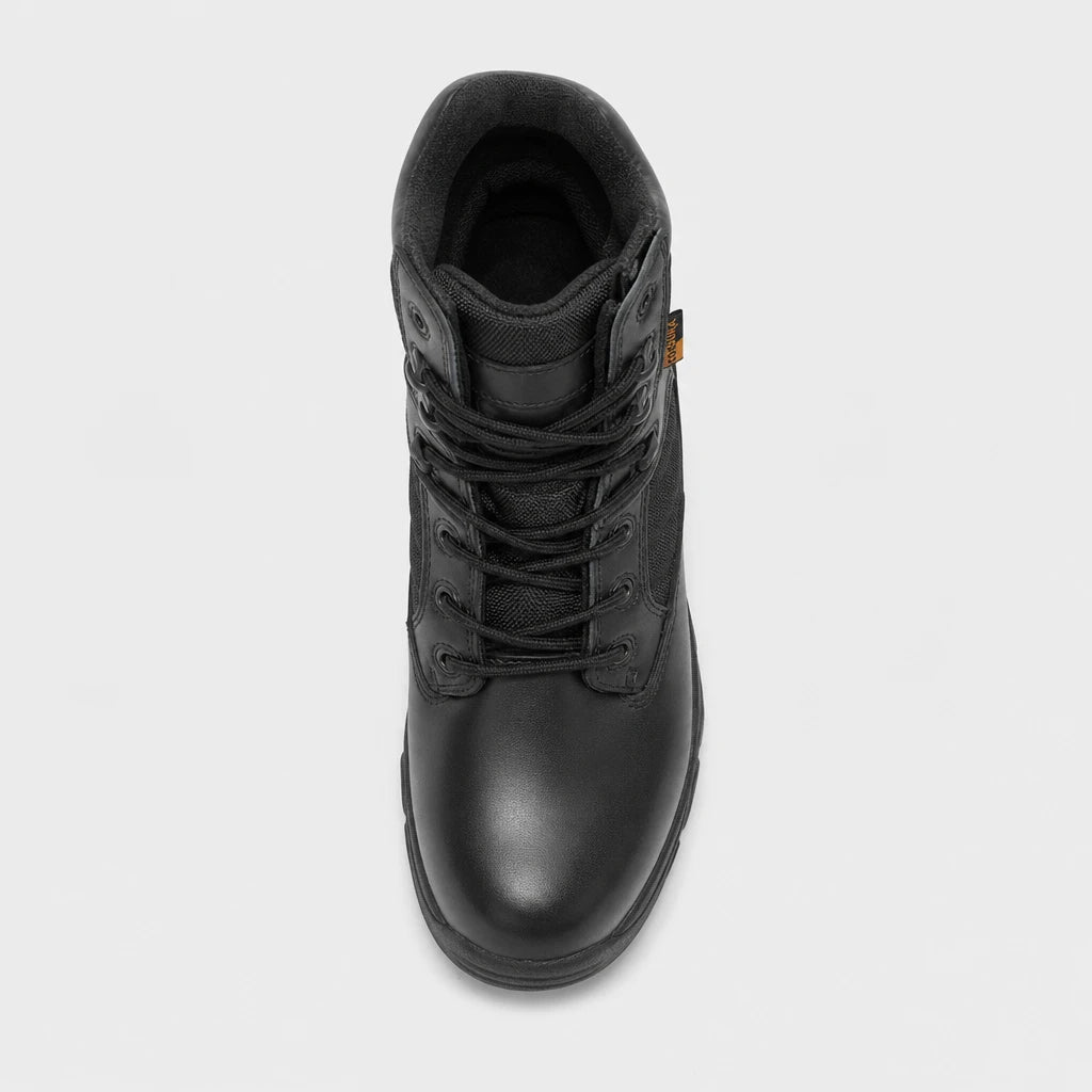 Men Black Tactical Combat Boots Leather Ankle