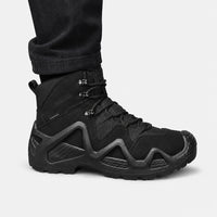 Men'S Black Ankle-High Tactical Boots