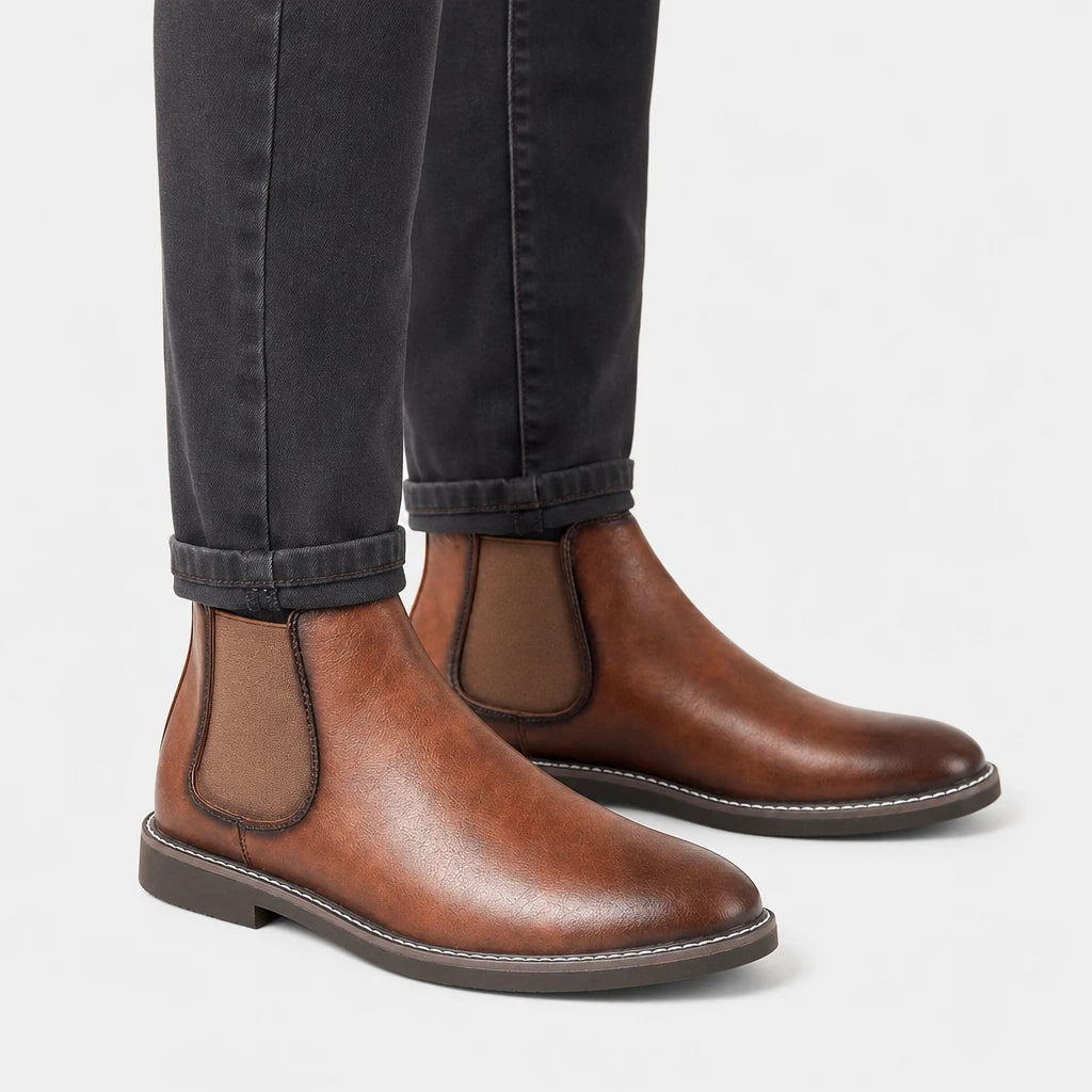 Men'S Brown Chelsea Boots