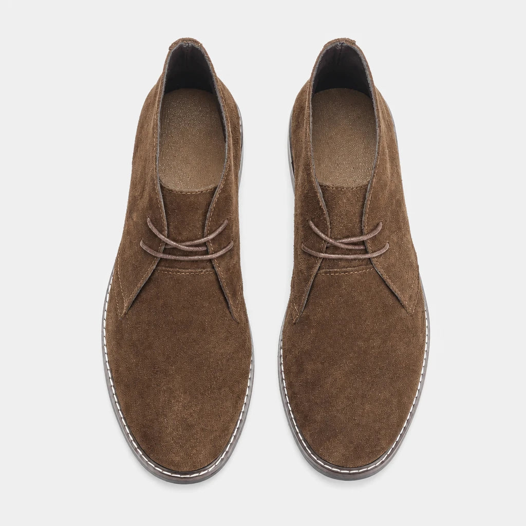 Men'S Brown Suede Chukka Boots