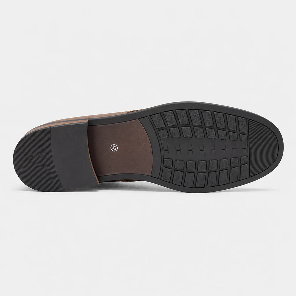 Men'S Faux Leather Desert Boots