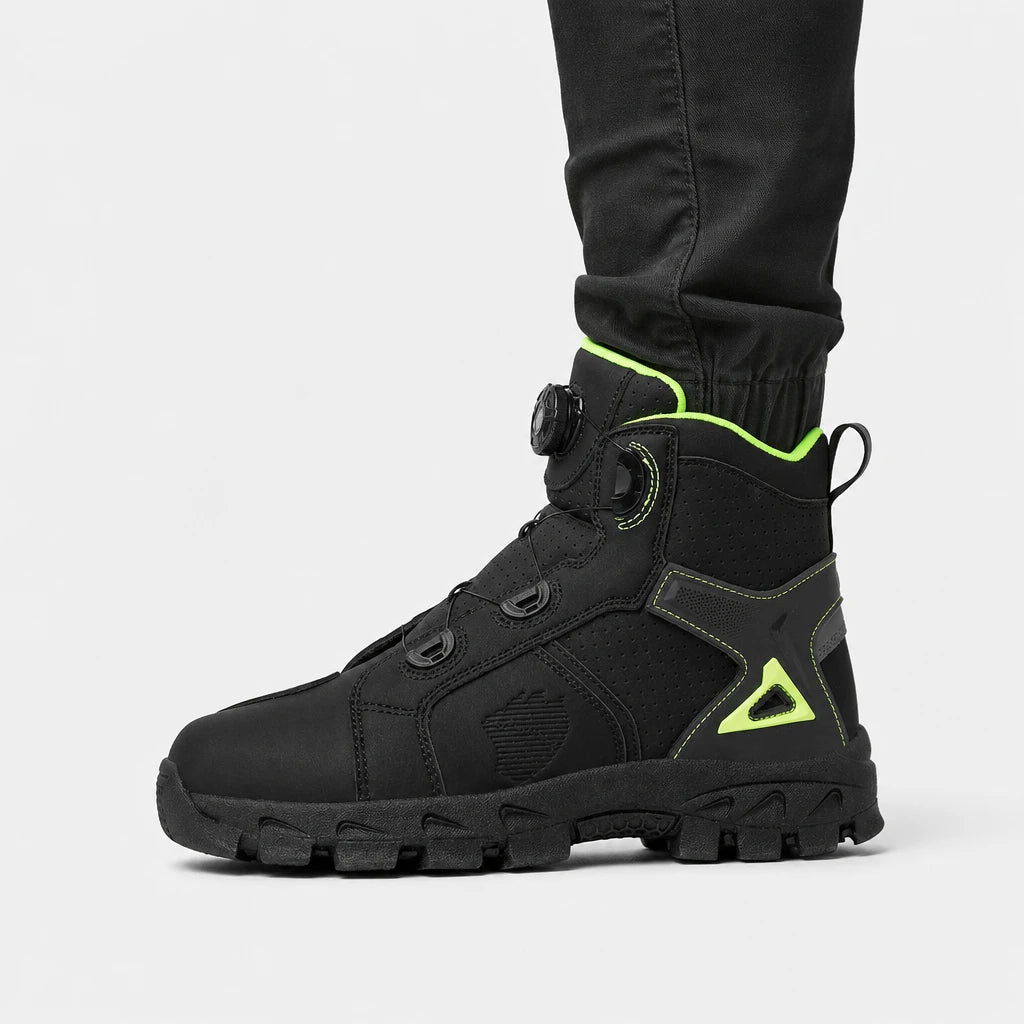 Men'S Leather Ankle Motorcycle Boots