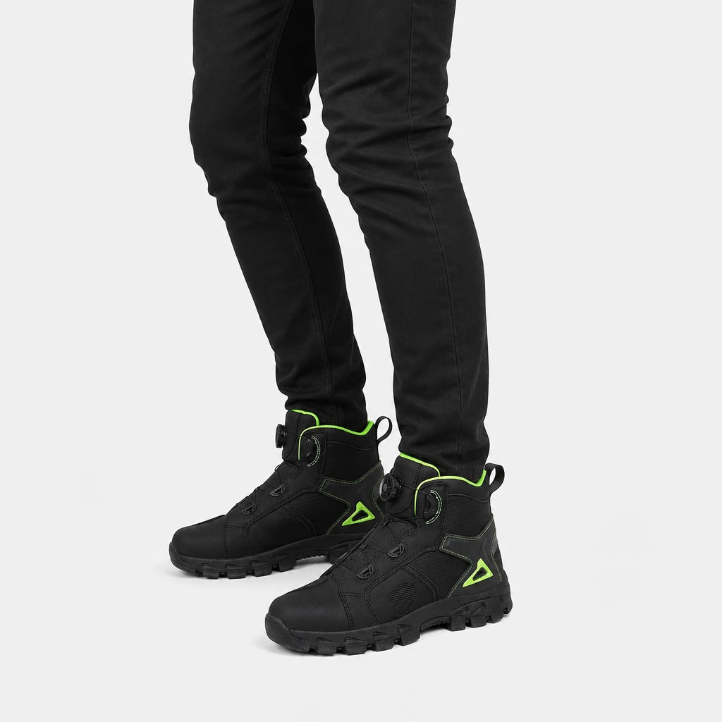 Men'S Leather Ankle Motorcycle Boots