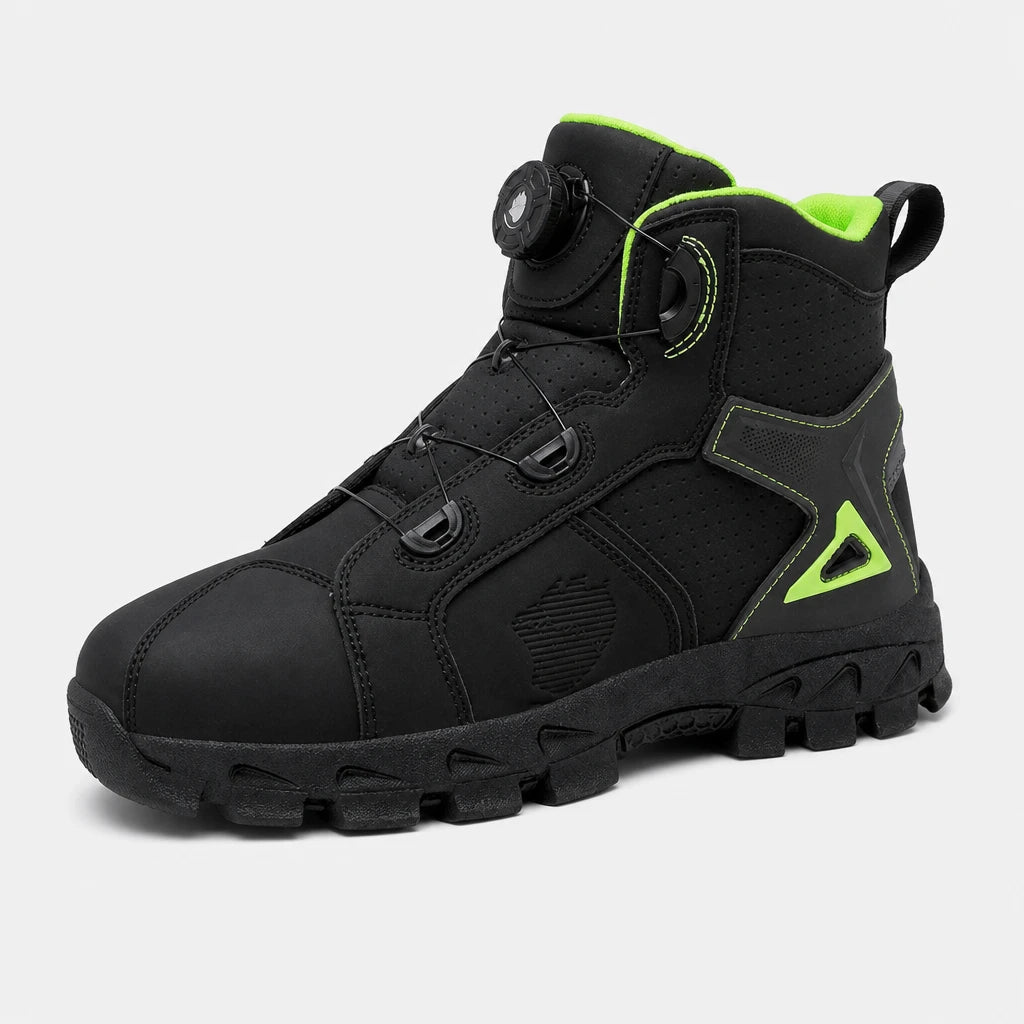 Men'S Leather Ankle Motorcycle Boots
