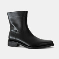 Men'S Square Toe Chelsea Boots Black
