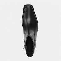 Men'S Square Toe Chelsea Boots Black