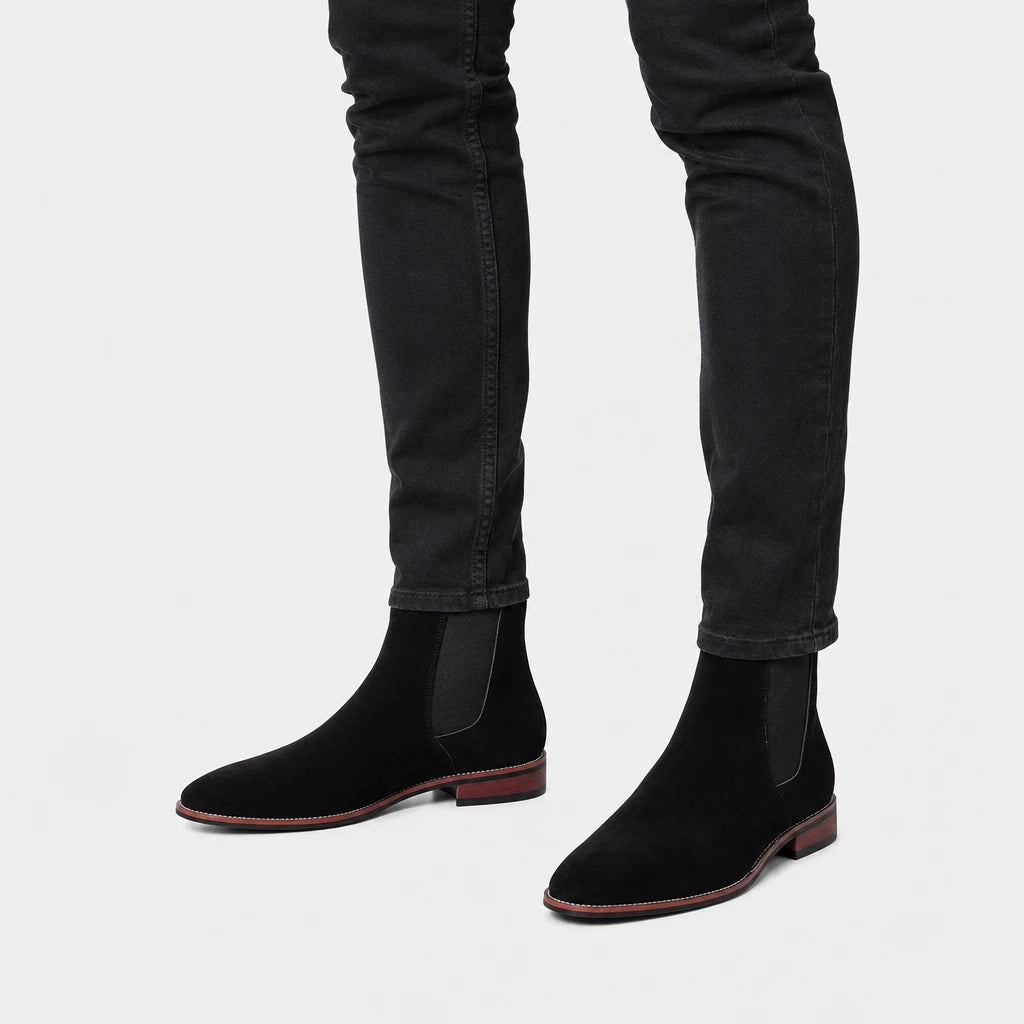 Men'S Suede Chelsea Boots