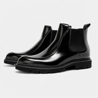 Mens Black Boots Leather
