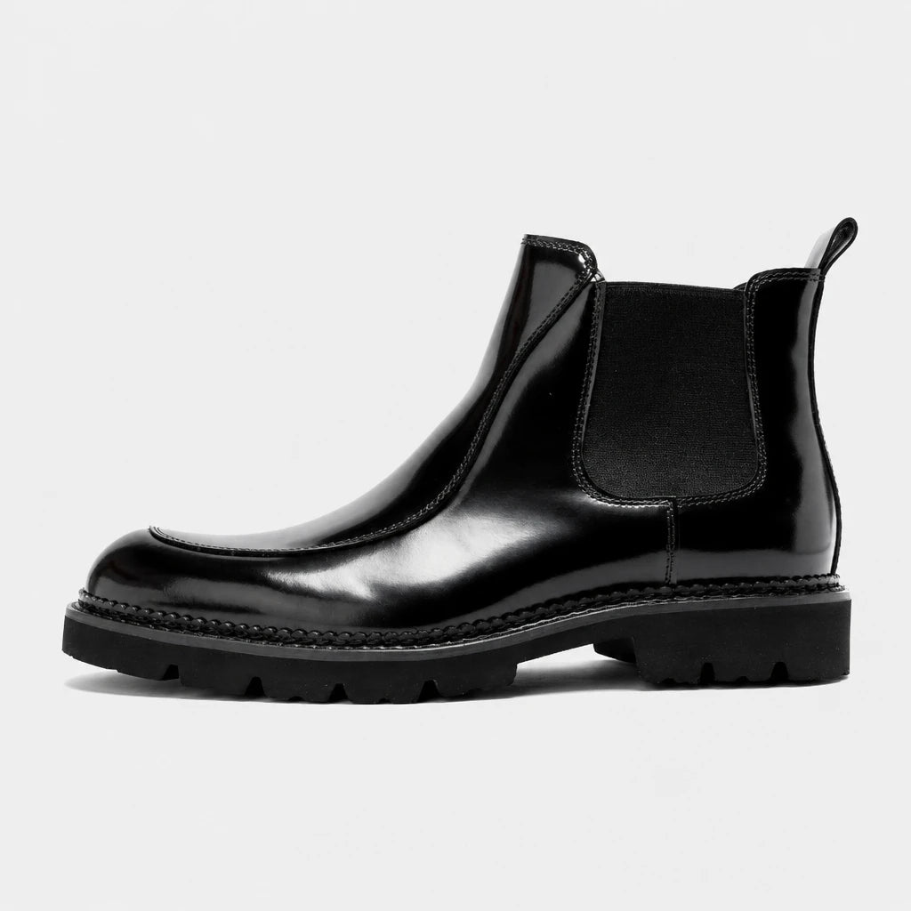 Mens Black Boots Leather