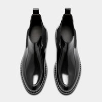 Mens Black Boots Leather