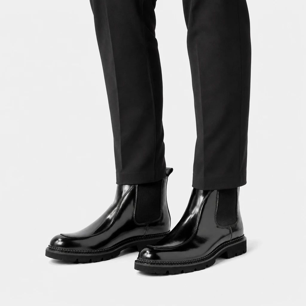 Mens Chelsea Boots Uk Black Leather