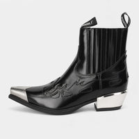 Western Boots For Women Metal Toe Cap Chelsea
